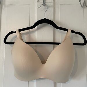 KNIX WingWoman Contour Wireless T-Shirt Bra 6+ Beige 32-34 DDD And F Cup NWOT